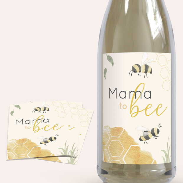 Babyparty Flaschenetiketten - Beebee