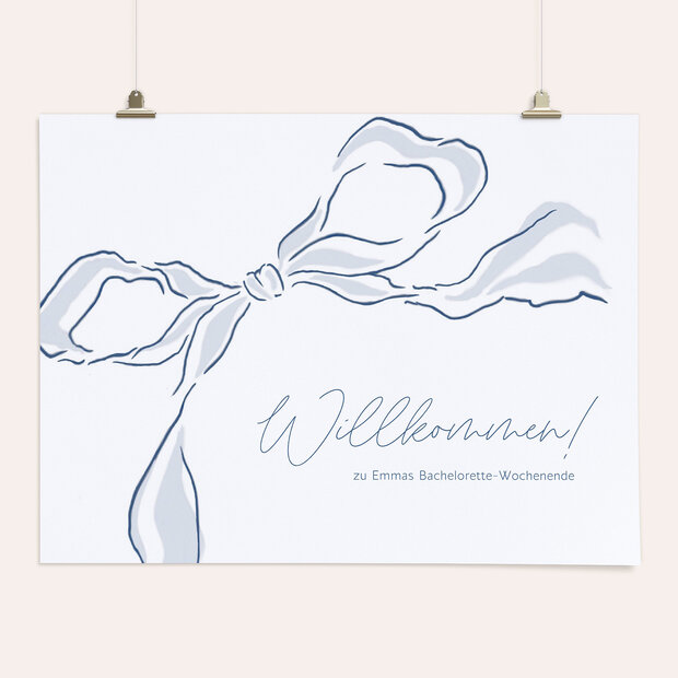 JGA Willkommensschilder - Bow Show