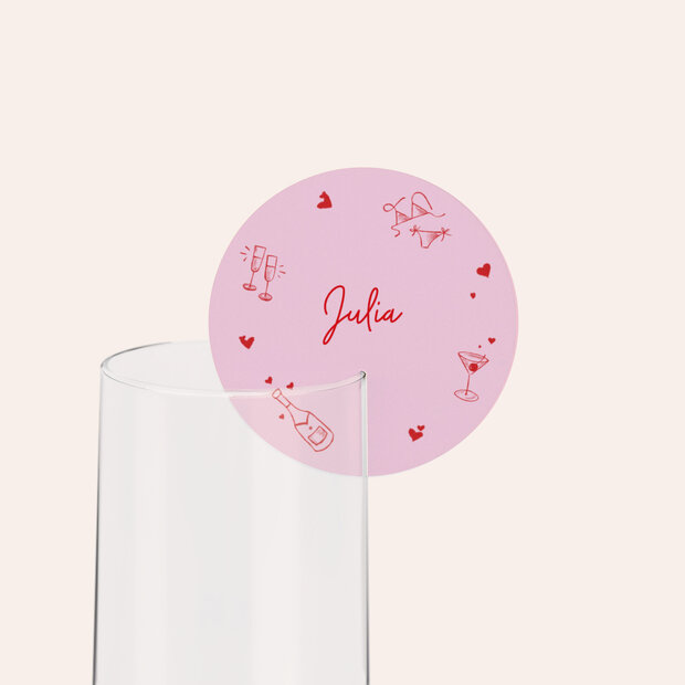 JGA Glasanstecker - Pinky Mood