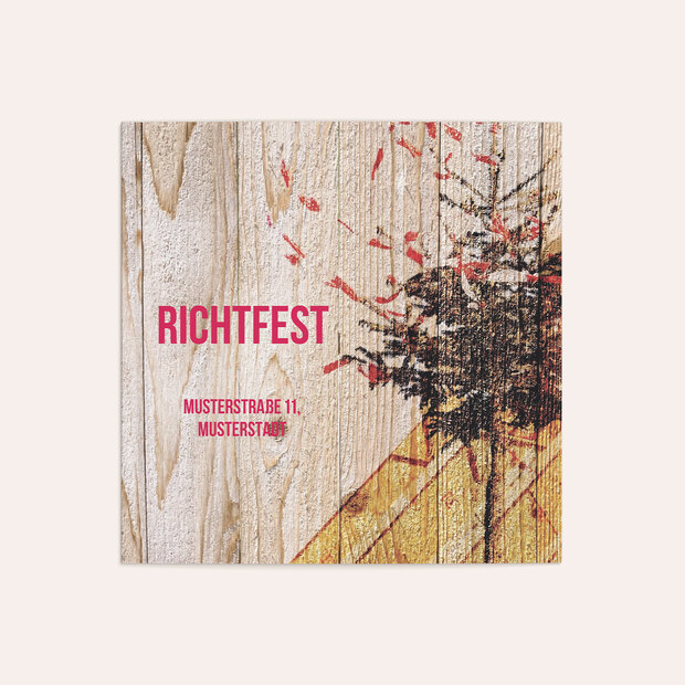Richtfest - Dachstuhl