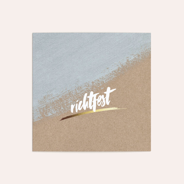 Richtfest - Erster Anstrich