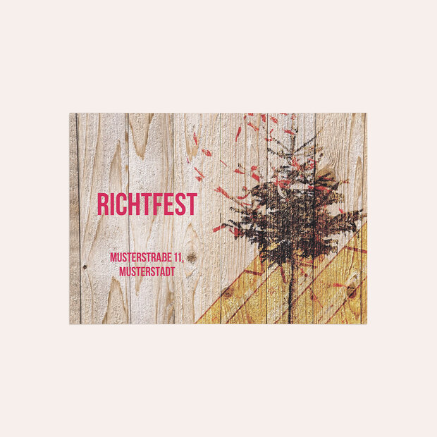 Richtfest - Dachstuhl