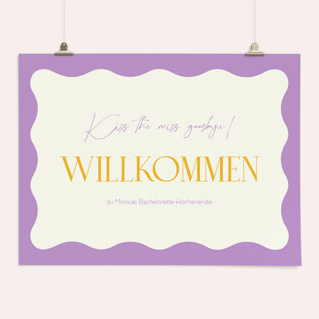 JGA Willkommensschilder - Sommer-Vibes