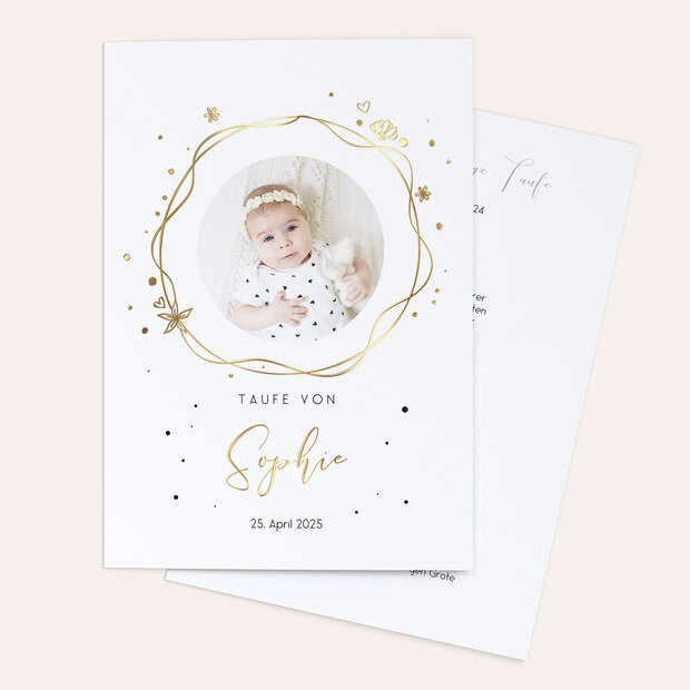 Kirchenhefte Taufe - Minimal Foil