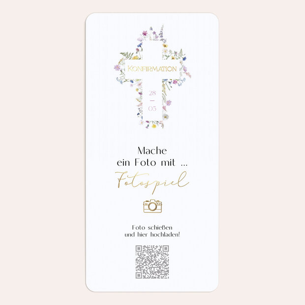 Fotospiele Konfirmation - Bunter Blütensegen