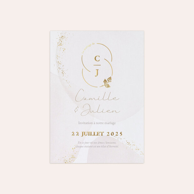 Invitation mariage - Parfait accord