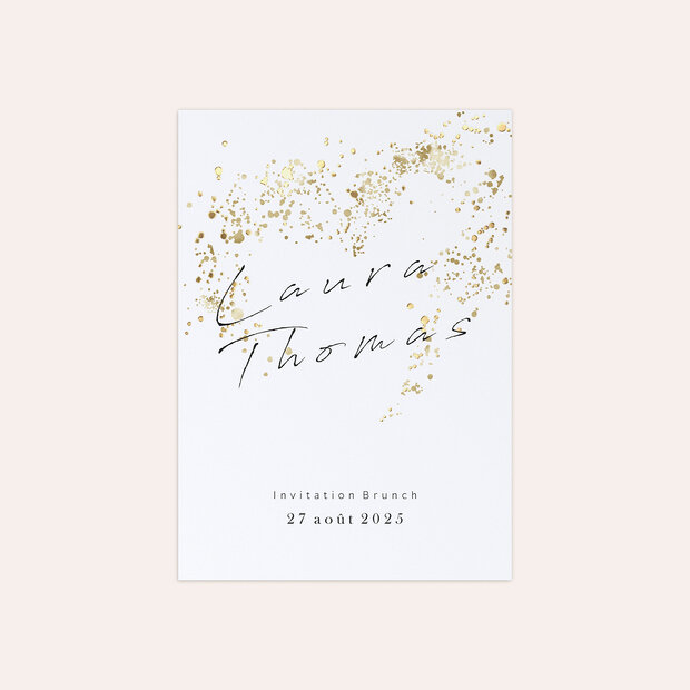 Invitation mariage - Étincelle de joie
