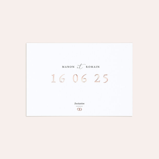 Invitation mariage - Toi et moi