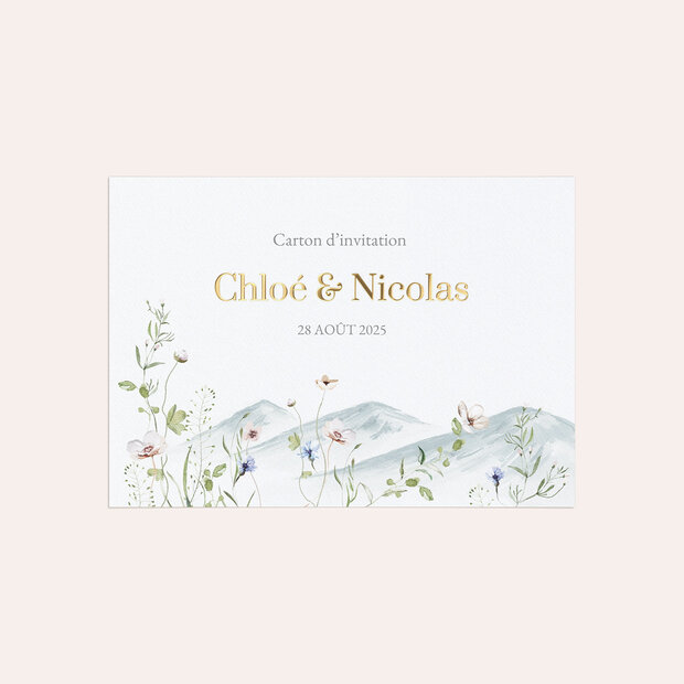 Invitation mariage - Vues de rêve