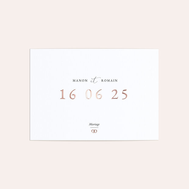 Invitation mariage - Toi et moi