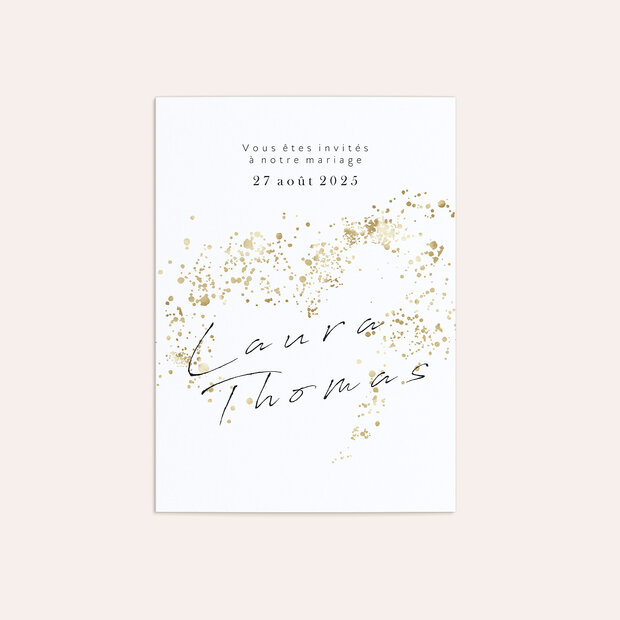 Invitation mariage - Étincelle de joie