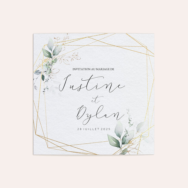 Faire-part mariage - Bouquet de rêve