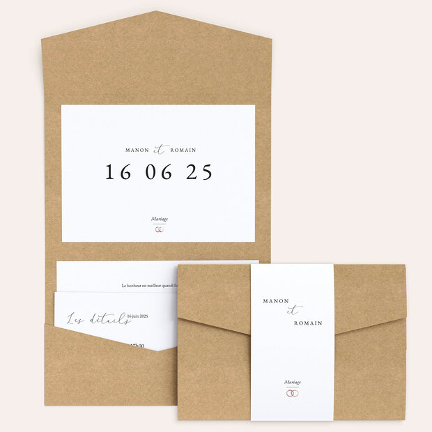 Faire-part mariage - Toi et moi