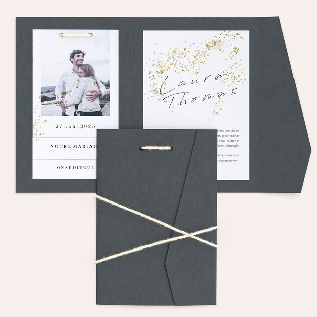 Faire-part mariage - Étincelle de joie