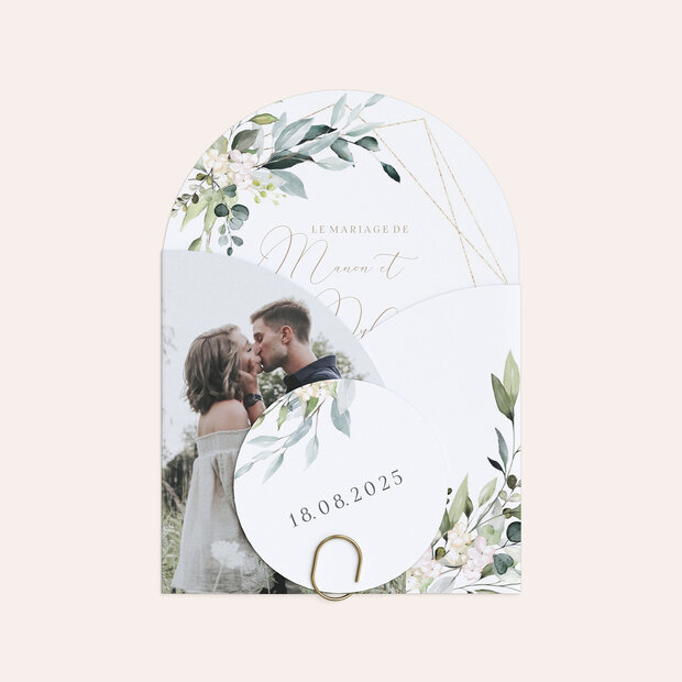 Faire-part mariage - Floraux tendres