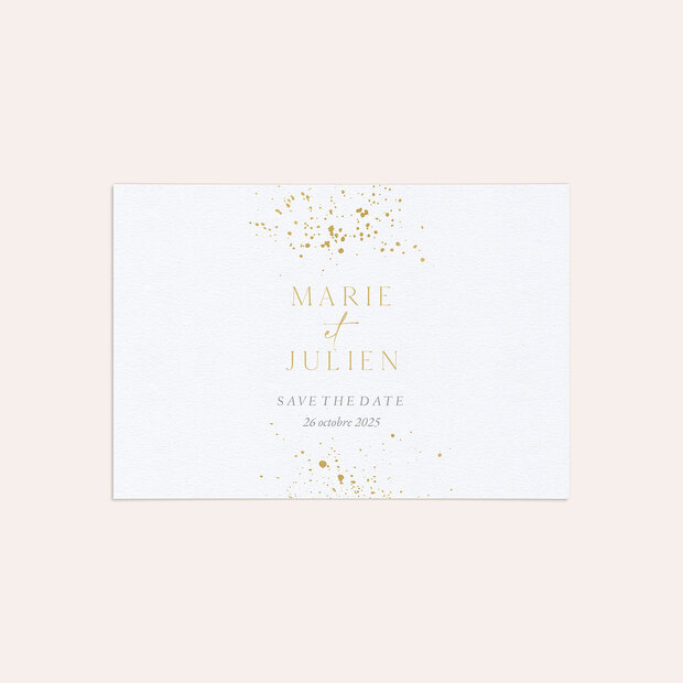 Save The Date mariage - Pluie d'étoiles