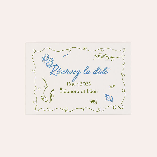 Save The Date mariage - Brise méditerranéenne