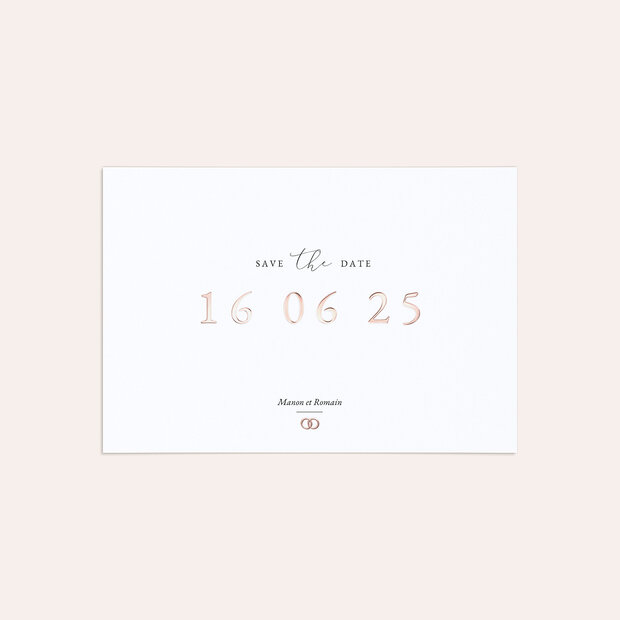 Save The Date mariage - Toi et moi
