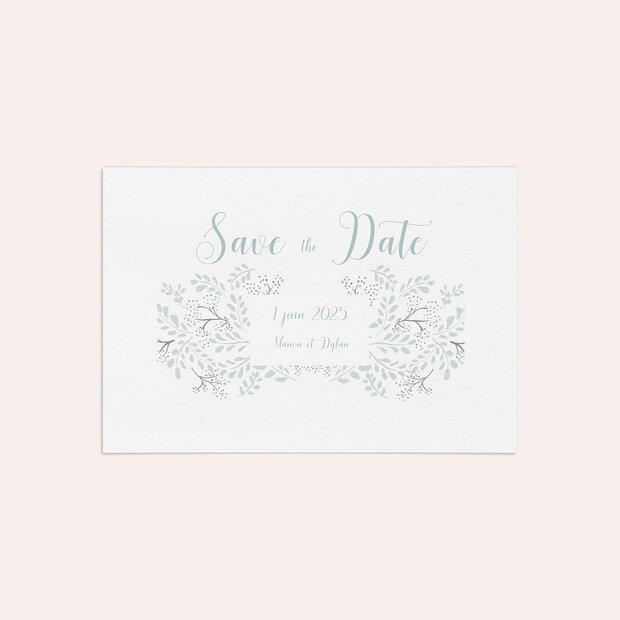 Save The Date mariage - À la campagne