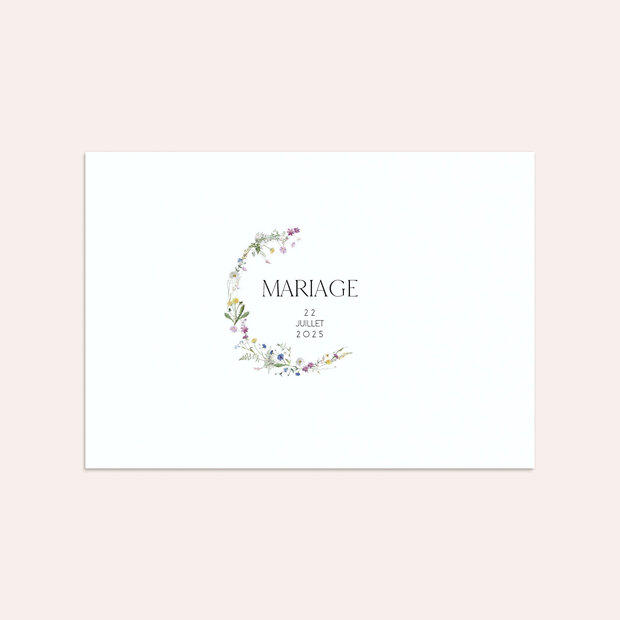 Enveloppe mariage - Diversité florale