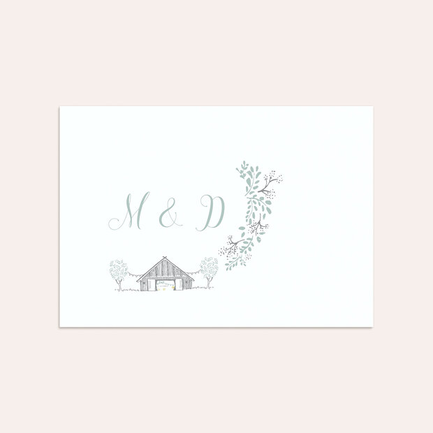 Enveloppe mariage - À la campagne