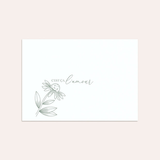 Enveloppe mariage - Jeu de pétales