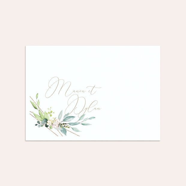 Enveloppe mariage - Floraux tendres