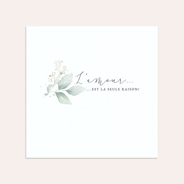 Enveloppe mariage - Bouquet de rêve