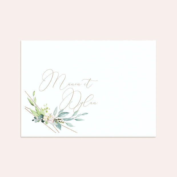 Enveloppe mariage - Floraux tendres