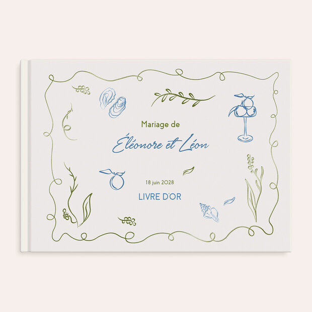 Livre d'or mariage - Brise méditerranéenne