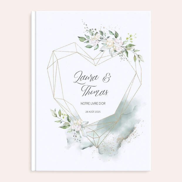 Livre d'or mariage - Élégance chaleureuse