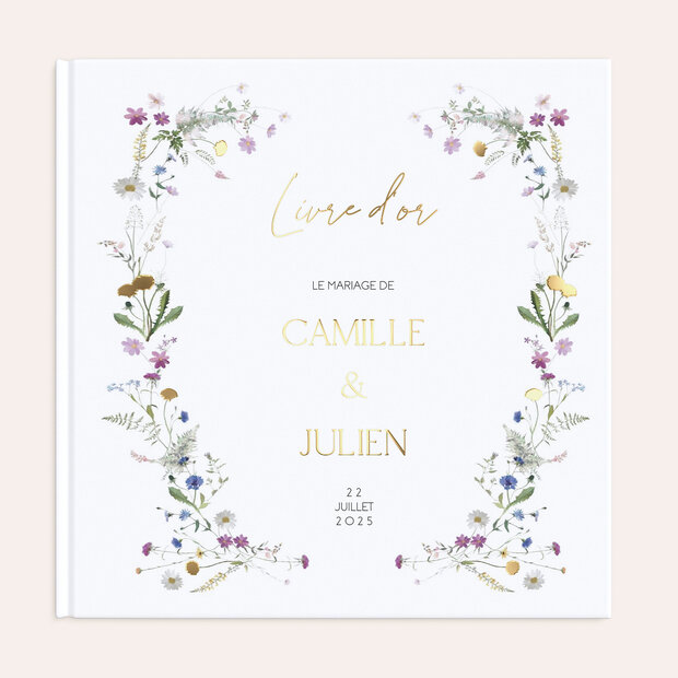 Livre d'Or mariage - Diversité florale