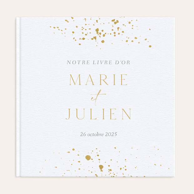 Livre d'Or mariage - Pluie d'étoiles
