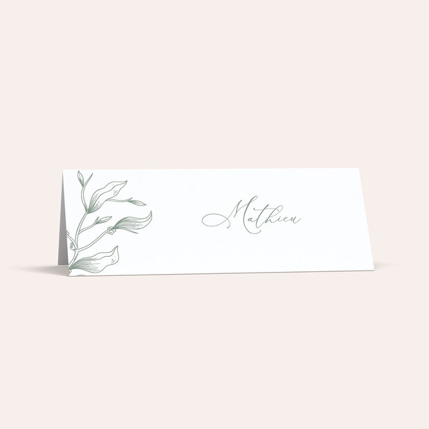 Marque-place mariage - Jeu de pétales