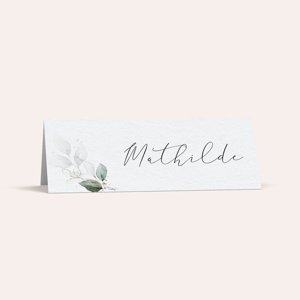 Marque-place mariage - Bouquet de rêve