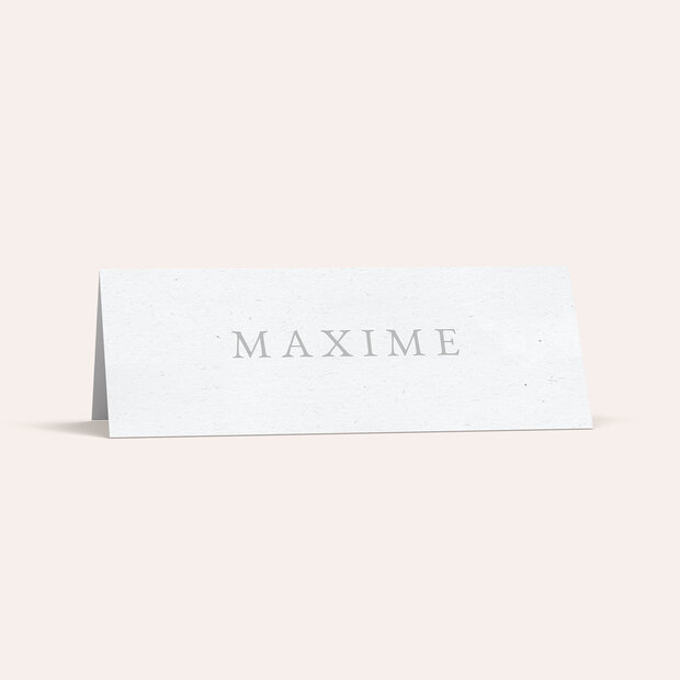 Marque-place mariage - Message d'amour