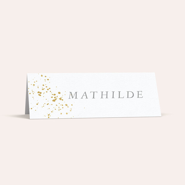 Marque-place mariage - Pluie d'étoiles