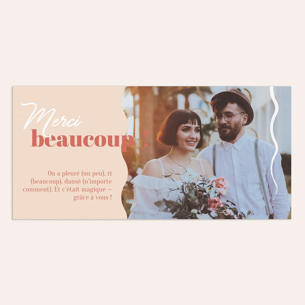 Remerciement mariage - Amarena Sunset
