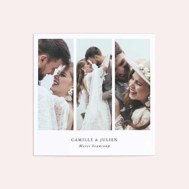 Remerciement mariage - Moment de gratitude