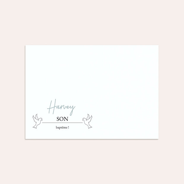 Enveloppe baptême - Eucalyptus