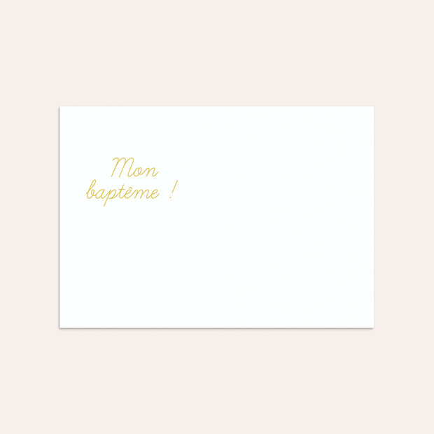 Enveloppe baptême - Simple et Doux
