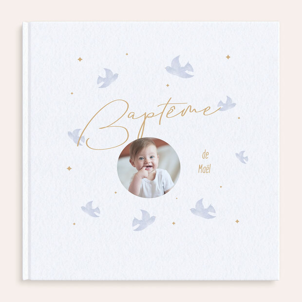 Album photo baptême - Colombe de bénédiction