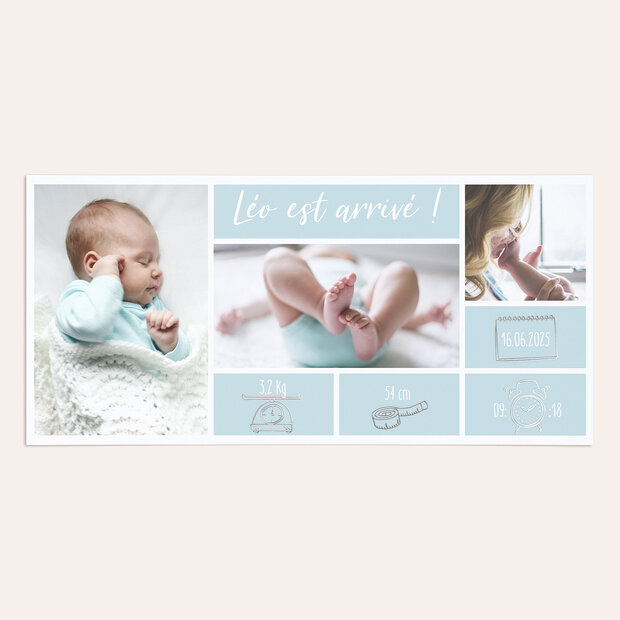 Faire-part naissance - Petit Grand Amour