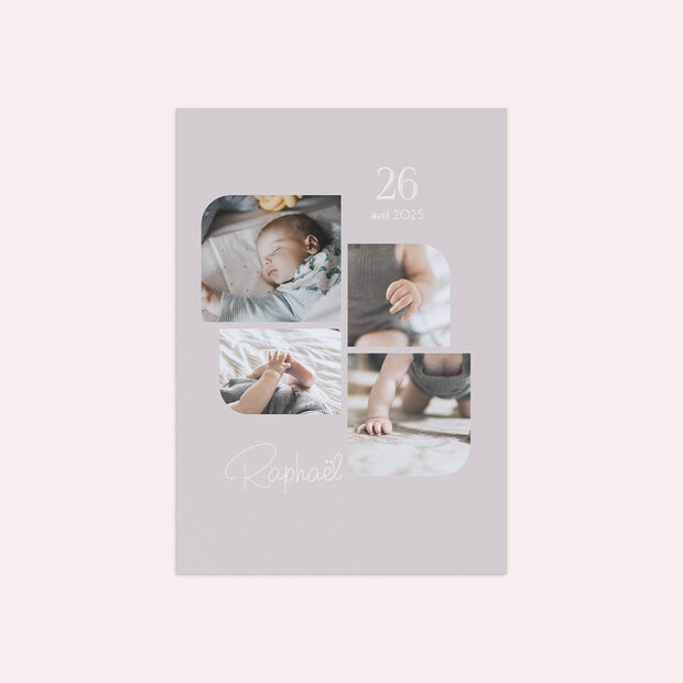 Faire-part naissance - Bienvenue