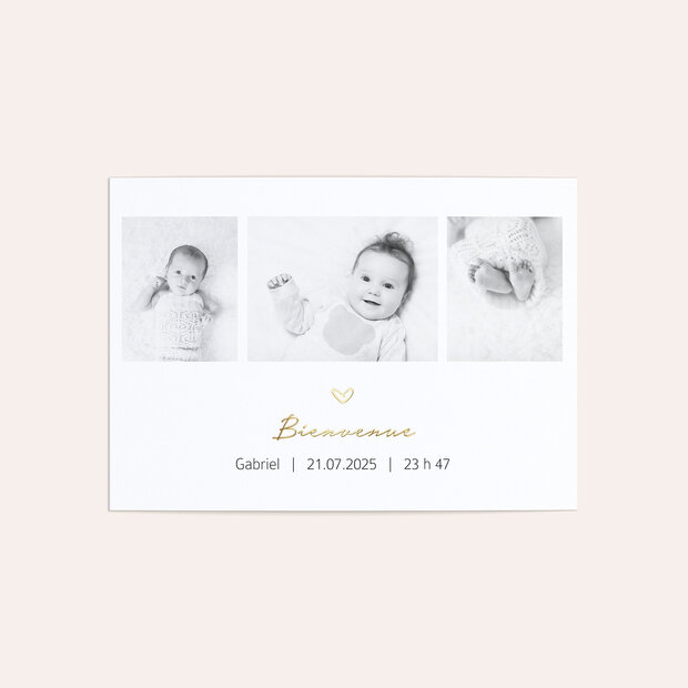 Faire-part naissance - Petit Trésor