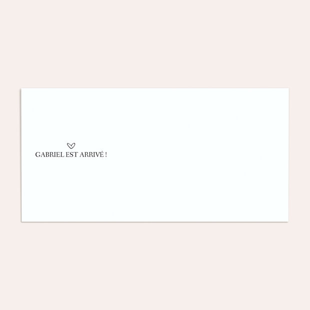 Enveloppe naissance - Petit Trésor