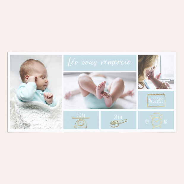 Remerciement naissance - Petit Grand Amour