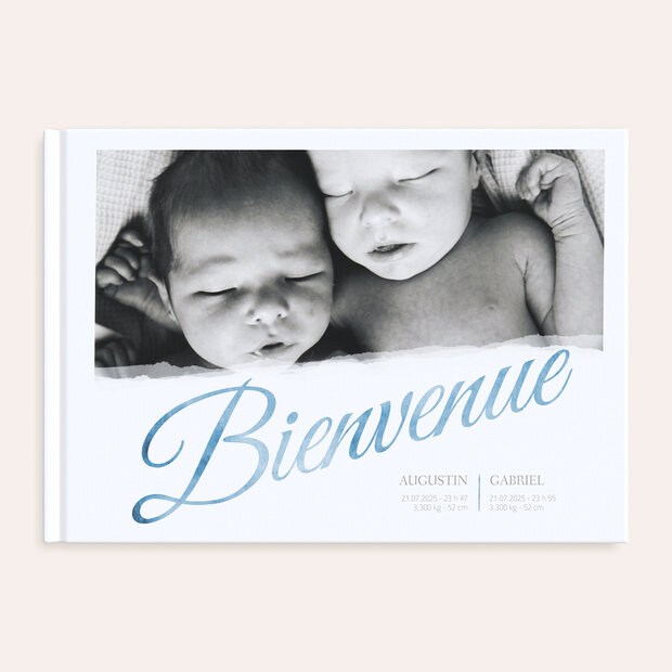 Album photo naissance - Bébé jumeaux