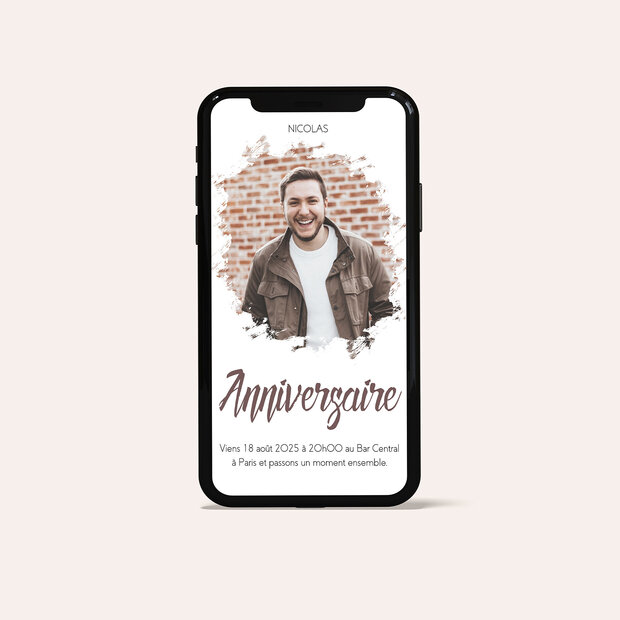 Invitation anniversaire 30 ans - Simplement cool