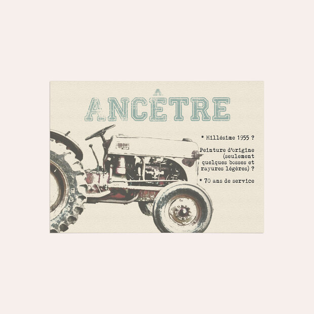 Invitation anniversaire 70 ans - Un brin de vintage 70